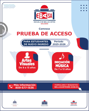 PRUEBAS DE ACCESO B.A. SALCEDO, 2025-2026