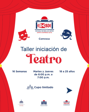 TALLER DE TEATRO - Escuela de Bellas Artes Santo Domingo Este