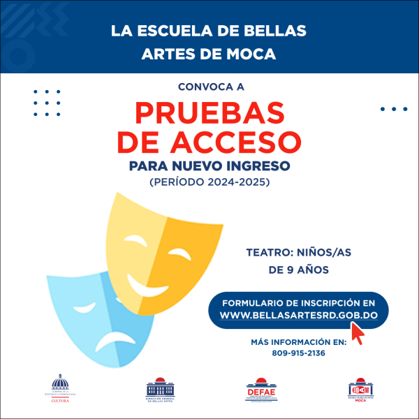 PRUEBA DE ACCESO BELLAS ARTES - MOCA, NUEVO INGRESO 2024-2025