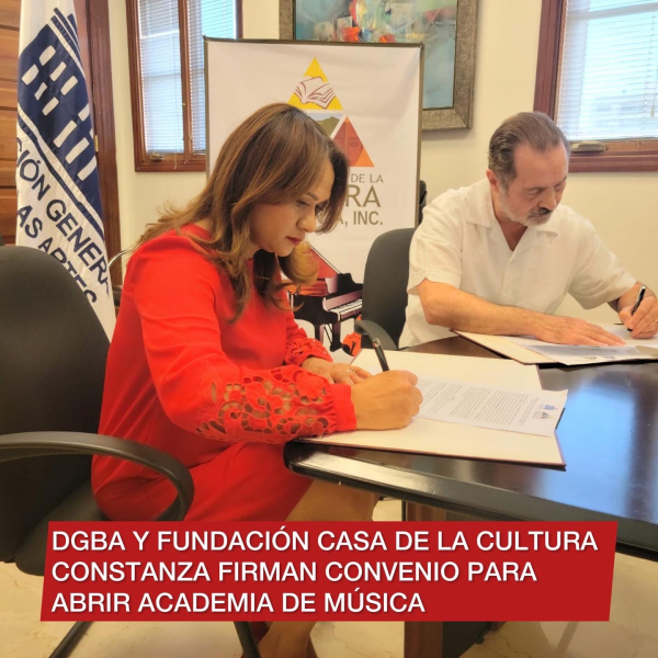 Bellas Artes y Fundación Casa de la Cultura Constanza firman CONVENIO