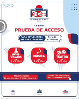 PRUEBA DE ACCESO ESCUELA B.A.- COTUÍ, 2025-2026