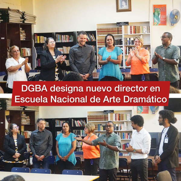 DGBA designa nuevo director en la Escuela Nacional de Arte Dramático (ENAD).