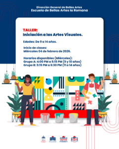 Taller de Iniciación a las Artes Visuales – Escuela de Bellas Artes La Romana